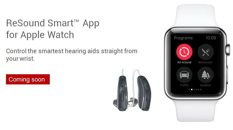 Apple Watch首批APP亮相，ReSound Smart在列！瑞声达听力集团与苹果合作日趋紧密！